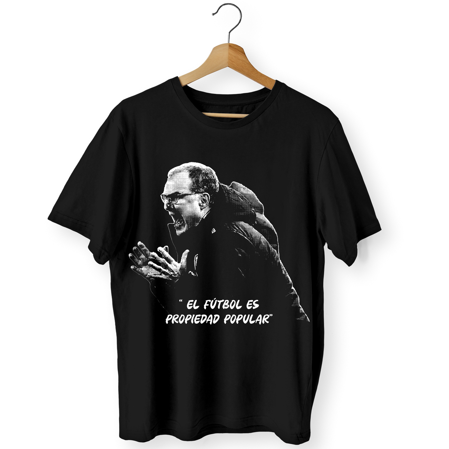 Polera Bielsa / El fútbol es propiedad popular